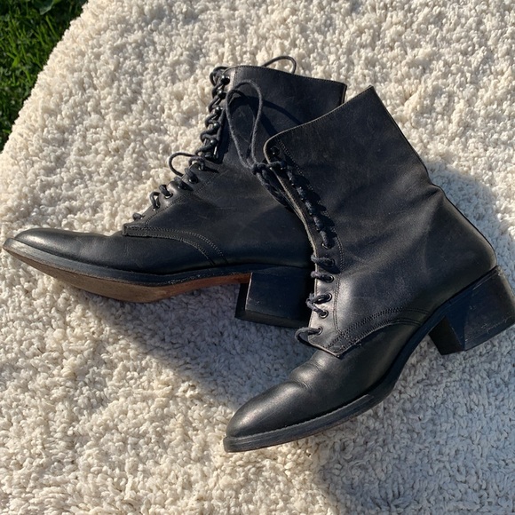 Charles David vintage granny boot size 8 - Picture 13 of 16